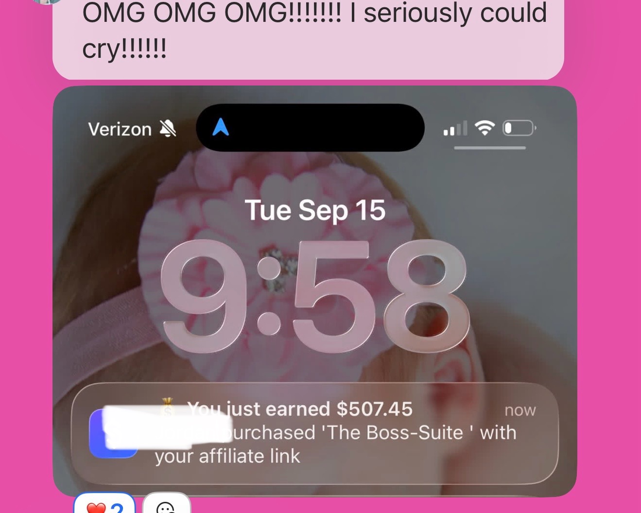 Commission notification + "OMG OMG OMG I seriously could cry!!!!!!"